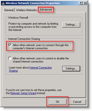 Instrukcje konfiguracji połączenia sieciowego wirtualnego komputera za pomocą karty bezprzewodowej i adaptera pętli zwrotnej