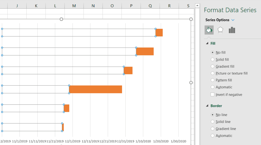 wyczyść serie danych w programie Excel