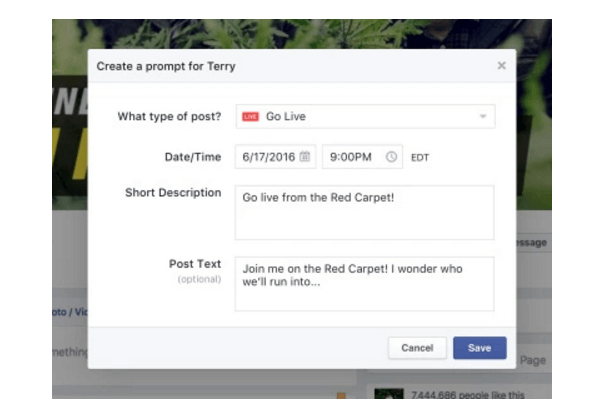 Facebook Mentions dodaje kilka nowych funkcji transmisji na żywo, takich jak szkice wideo na żywo i przypomnienia, narzędzia do moderowania komentarzy, przycinanie powtórek i inne narzędzia do dostosowywania.