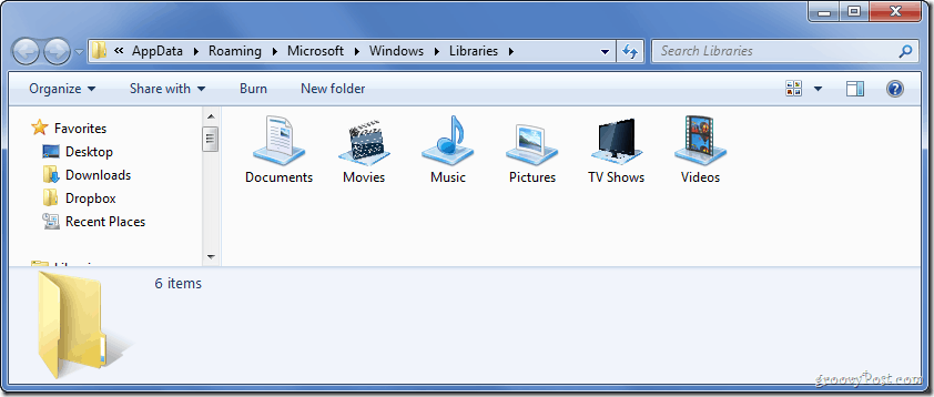 Porady dotyczące zmiany ikony biblioteki systemu Windows 7