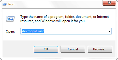 okno dialogowe uruchamiania systemu Windows