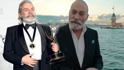 Haluk Bilginer ogłosił nagrodę Emmy przed Wieżą Dziewicy!