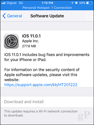 Apple iOS 11.0.1 wydany i powinieneś zaktualizować teraz