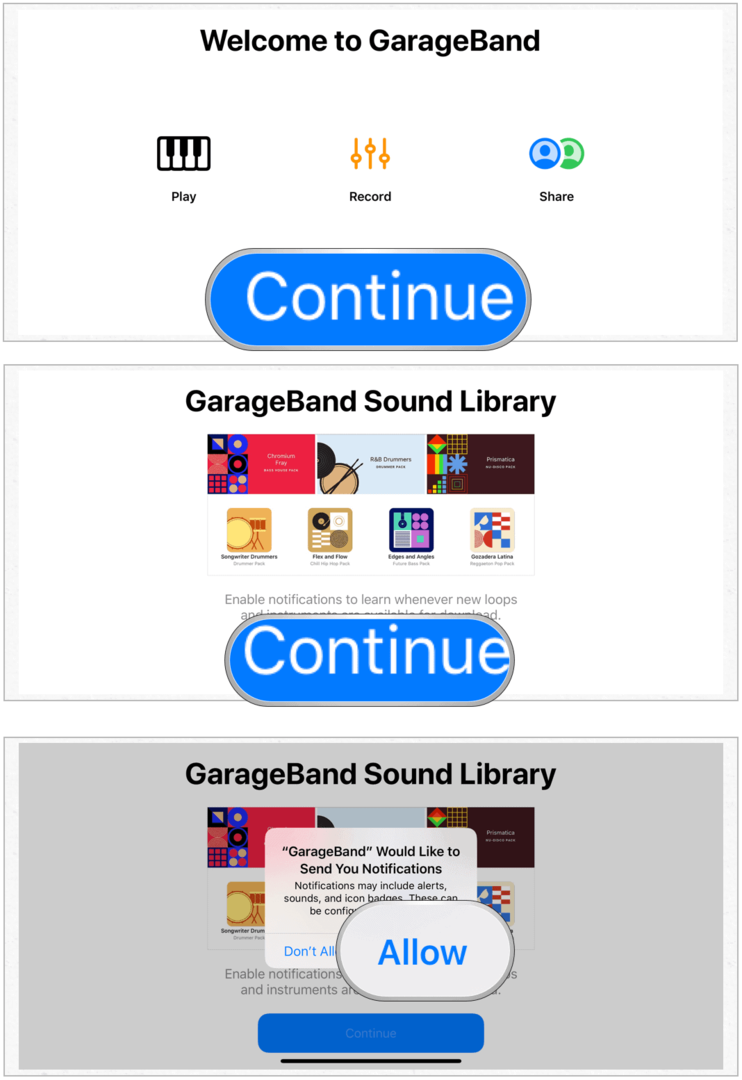 Zainstaluj GarageBand na iPhonie