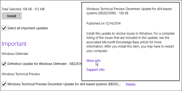Aktualizacja systemu Windows KB3025096