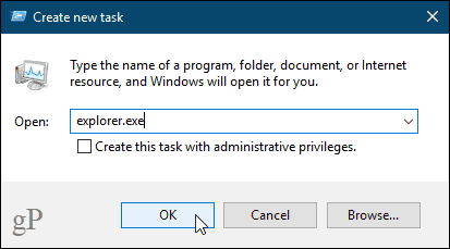 Utwórz nowe okno dialogowe zadania w Menedżerze zadań Windows 10