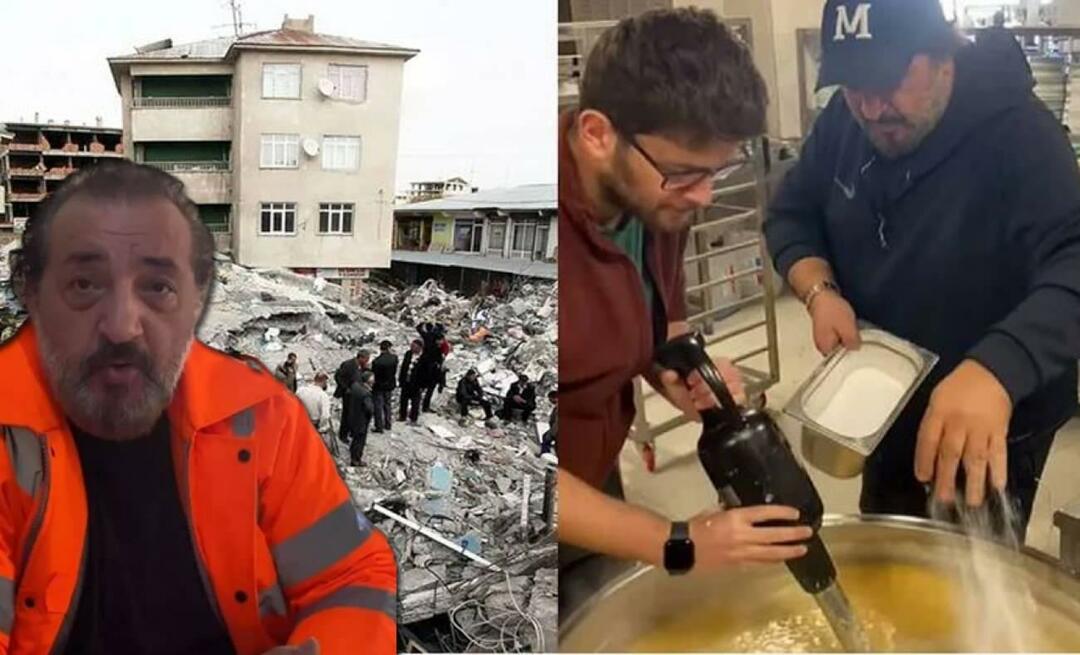 Szef Mehmet Yalçınkaya, który ciężko pracował w rejonie trzęsienia ziemi, wezwał wszystkich! 