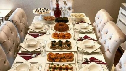 Specjalne sugestie dotyczące prezentacji tabel iftar