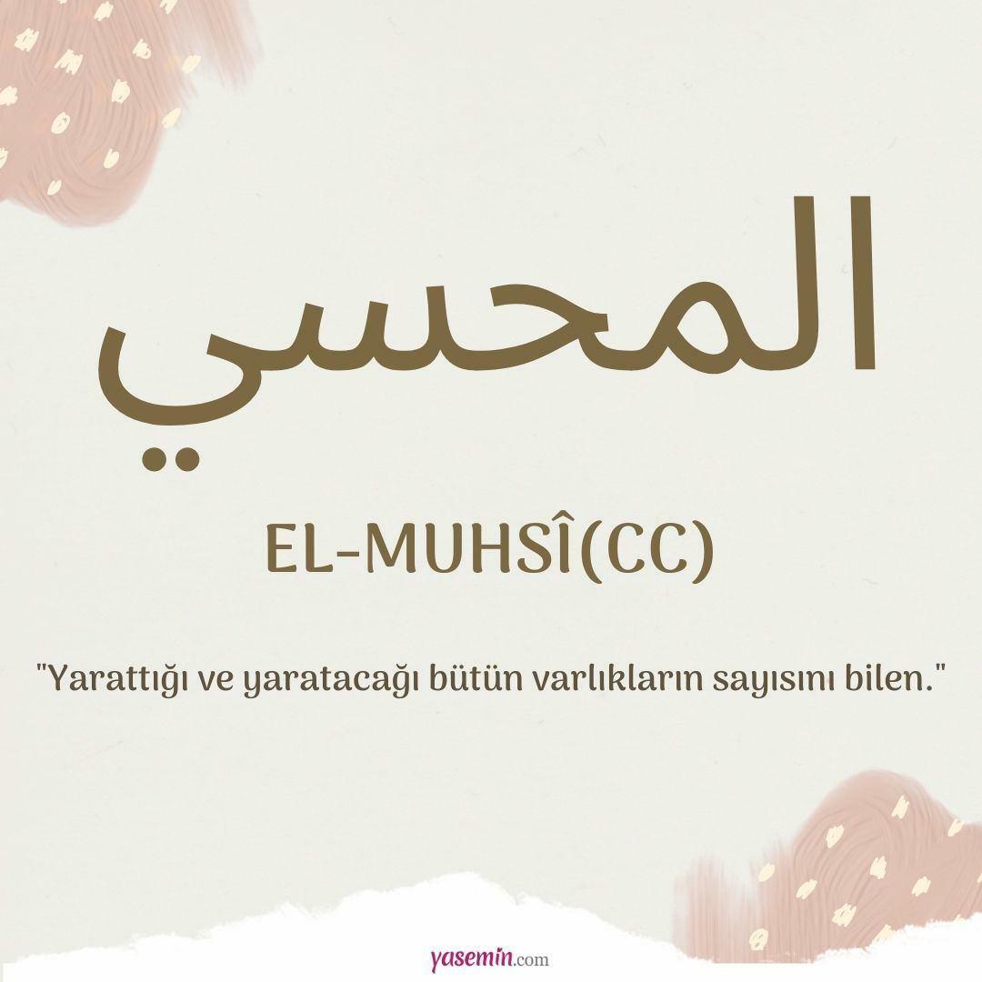 Co oznacza al-Muhsi (cc)?