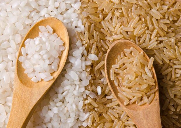 Ryż brązowy z ryżem białym