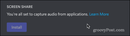Zainstalowano wtyczkę audio discord