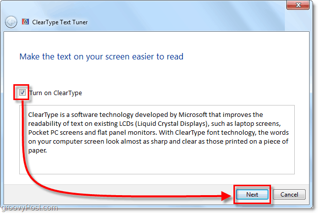 Jak czytać tekst w Windows 7 łatwiej dzięki ClearType