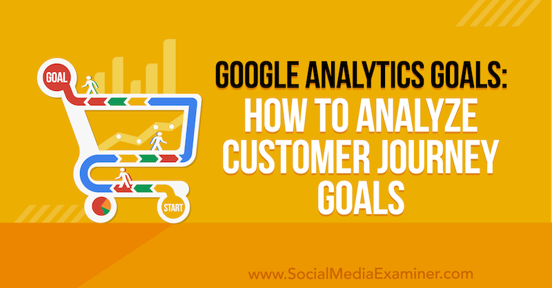 Cele Google Analytics: jak analizować cele podróży klienta autorstwa Chrisa Mercera w Social Media Examiner.