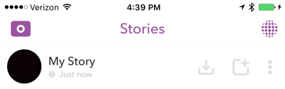 Zapisz całą historię Snapchata na koniec każdego dnia.