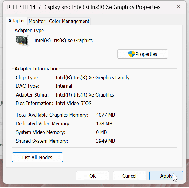 Zmień rozdzielczość ekranu w systemie Windows 11