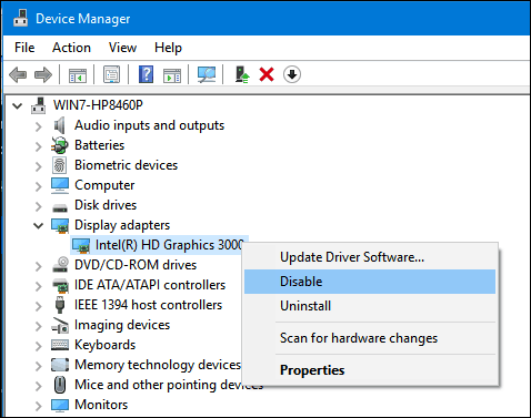 tryb awaryjny dev-manager Windows 10