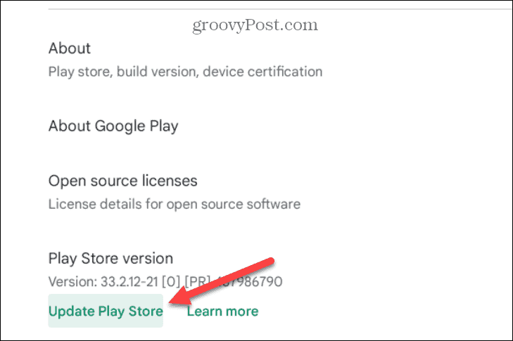 Google Play nie działa na Chromebooku