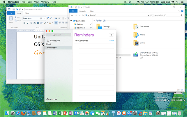 Aplikacje OS X dla systemu Windows