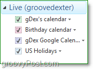 importuj kalendarz Google do Windows Live