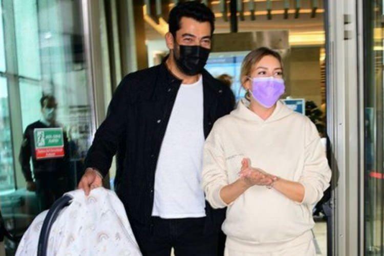 Zdjęcia Kenana Imirzalıoğlu i jego żony Sinem Kobal opuszczających szpital