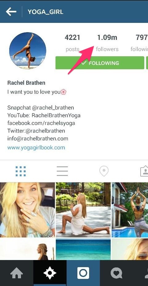 konto instagram dla yoga_girl