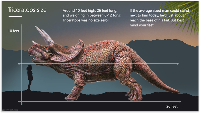 Pokaz slajdów triceratopsa