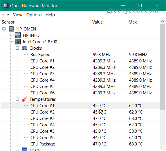 Sprawdź temperaturę procesora w systemie Windows 11