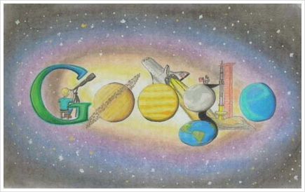 Doodle mojej galaktyki Google