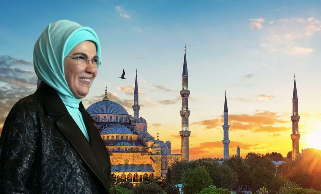 Udostępnianie Ramadanu od Emine Erdoğan: Życzę, aby Ramadan przyniósł dobrobyt naszemu krajowi