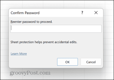 Excel potwierdź hasło