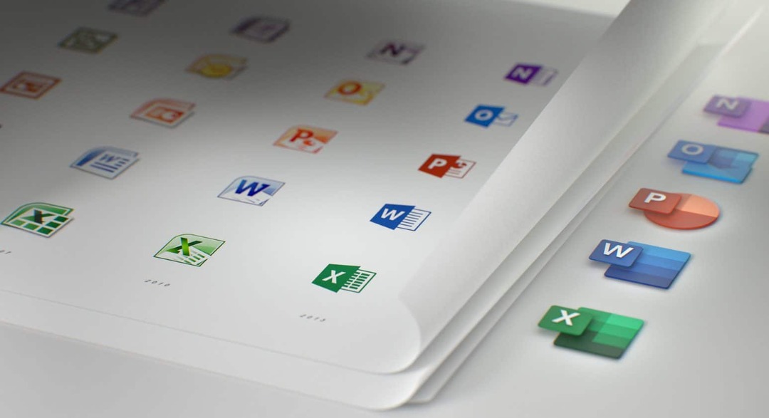 Microsoft przedstawia przeprojektowane ikony dla Office 365