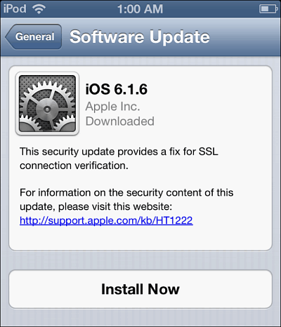 Aktualizacja iOS 6