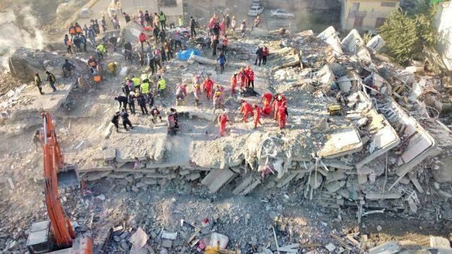 Kadry z trzęsienia ziemi w Kahramanmaraş