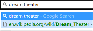 Chrome usuń adres URL
