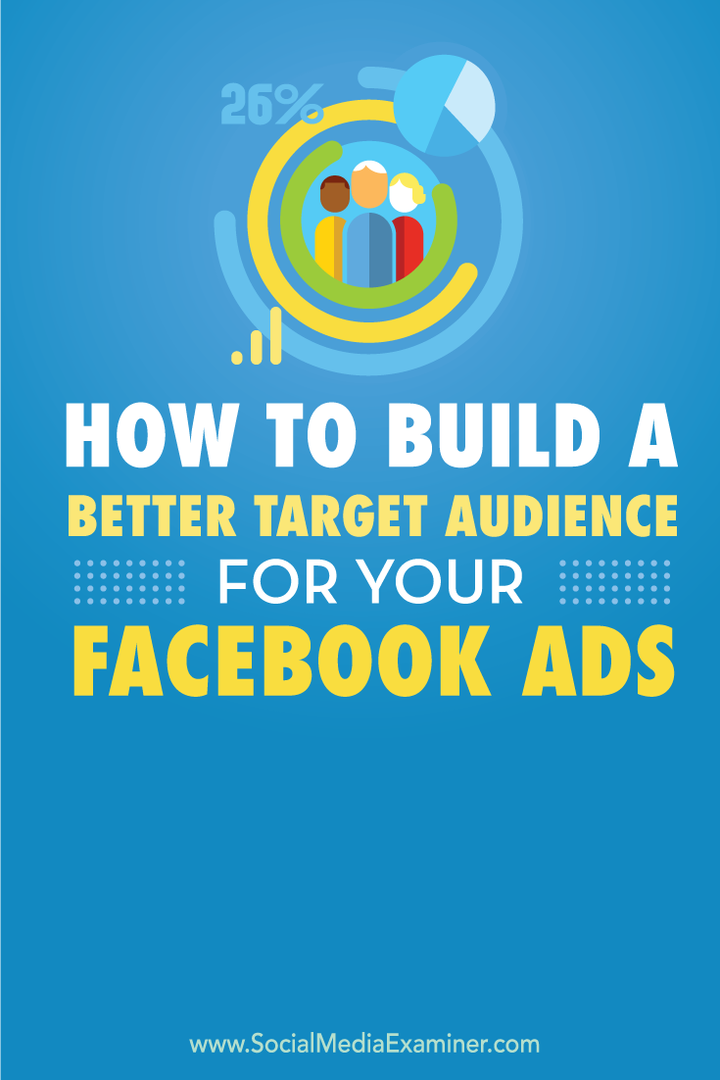 Jak zbudować lepszą grupę docelową dla swoich reklam na Facebooku: Social Media Examiner