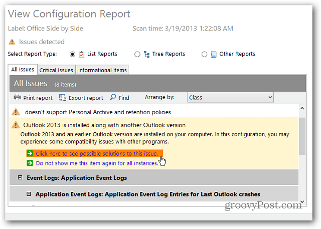 Napraw problemy z pakietem Microsoft Office za pomocą narzędzia Office Configuration Analyzer