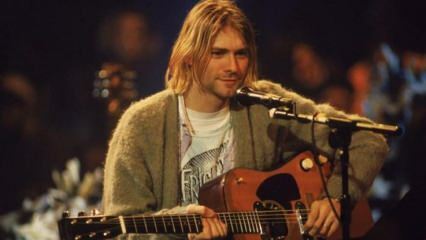 Na aukcję trafiło 6 pasm włosów Kurta Cobaina