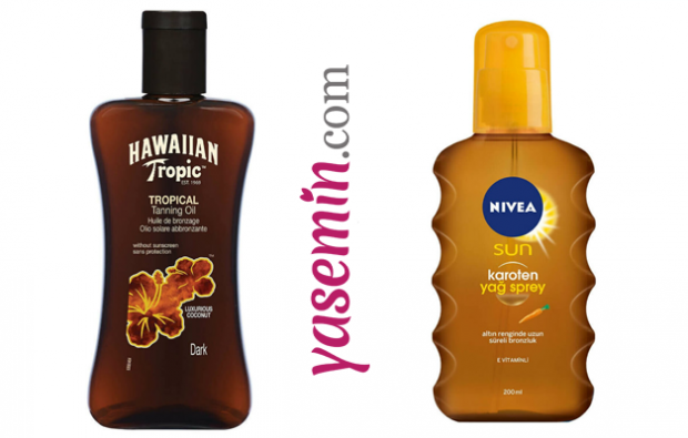 HAWAIIAN TROPIC Sun Oil Coconut F0 200ml & NIVEA Sun Sunscreen and Bronzer Spray Spray Spf 50 200 ml