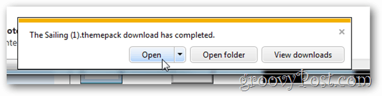 Windows 7 darmowy motyw otwarta instalacja