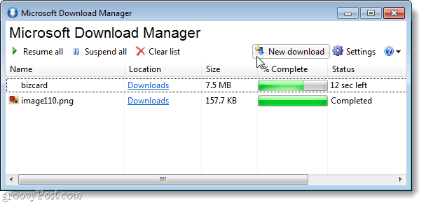 Microsoft Download Manager to proste narzędzie do pobierania połączeń niestabilnych lub powolnych
