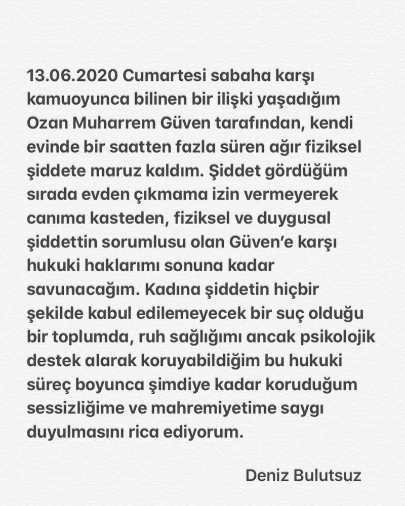 Udostępnianie na Instagramie Deniz Bulutsuzun