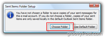 Skonfiguruj folder SEND Mail dla konta iMAP w programie Outlook 2007