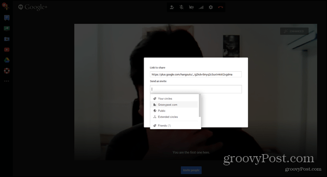 Outlook Google Hangouts