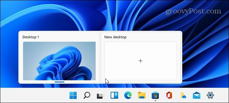 Przycisk pulpitu wirtualnego Windows 11