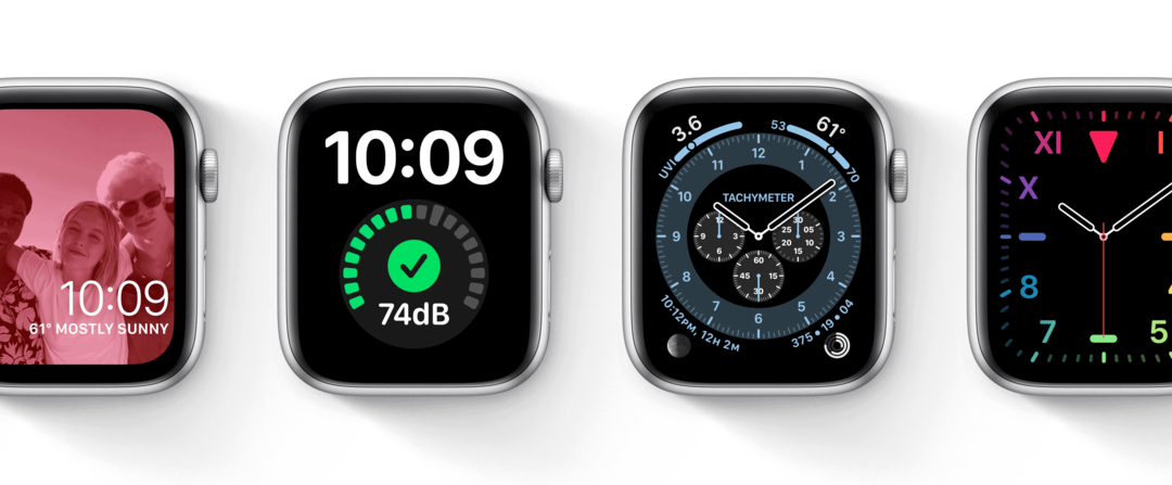 Tarcze Apple Watch w systemie watchOS 7