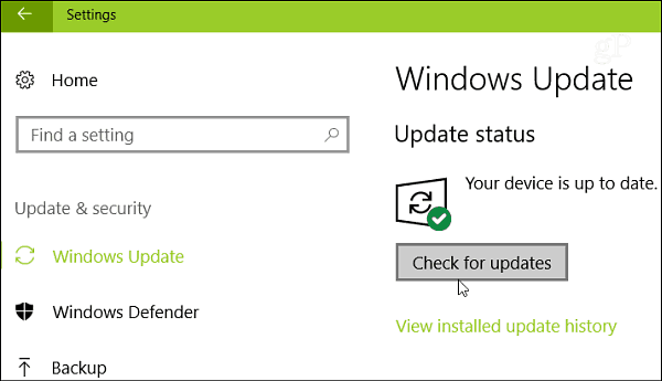 Aktualizacja systemu Windows