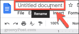 zmień nazwę dokumentów google