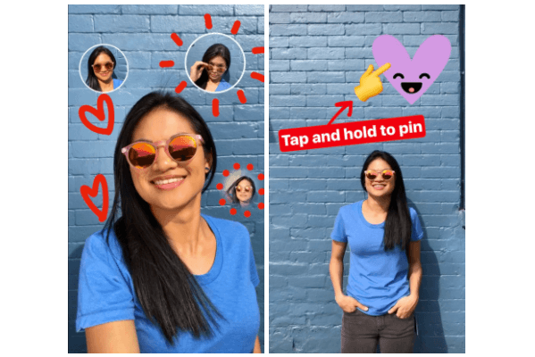 Instagram wprowadził nową funkcję, którą nazywa Pinning, która pozwala użytkownikom konwertować dowolne zdjęcie lub tekst na naklejkę do filmów lub obrazów z Instagram Stories, a nawet selfie.