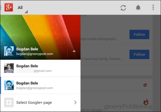 Aplikacja Google+ na Androida jest aktualizowana: jak korzystać z nowych funkcji