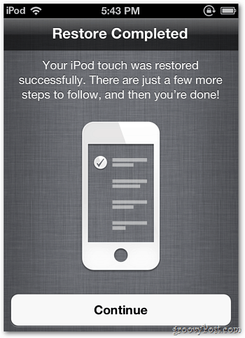 iPod touch z systemem iOS 5